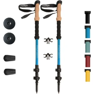 Carbon Fiber Trekking, Walking, and Hiking Poles - One Pair (2 Poles)