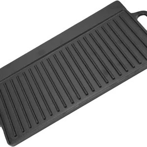 Double-Sided Cast Iron Grill Pan
